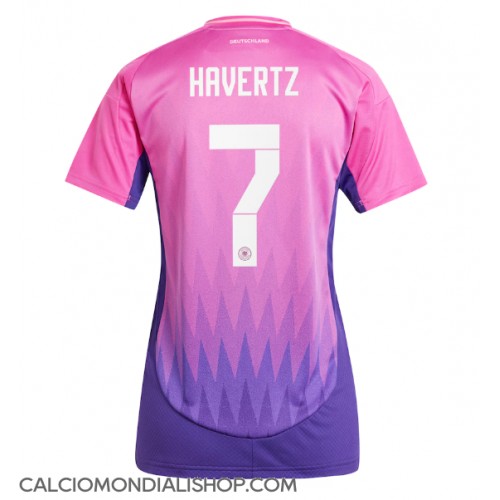 Maglie da calcio Germania Kai Havertz #7 Seconda Maglia Femminile Europei 2024 Manica Corta